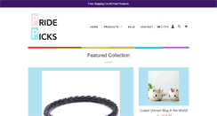 Desktop Screenshot of pridepicks.com